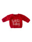 Santa Baby Crew Neck Knit Sweater, Red