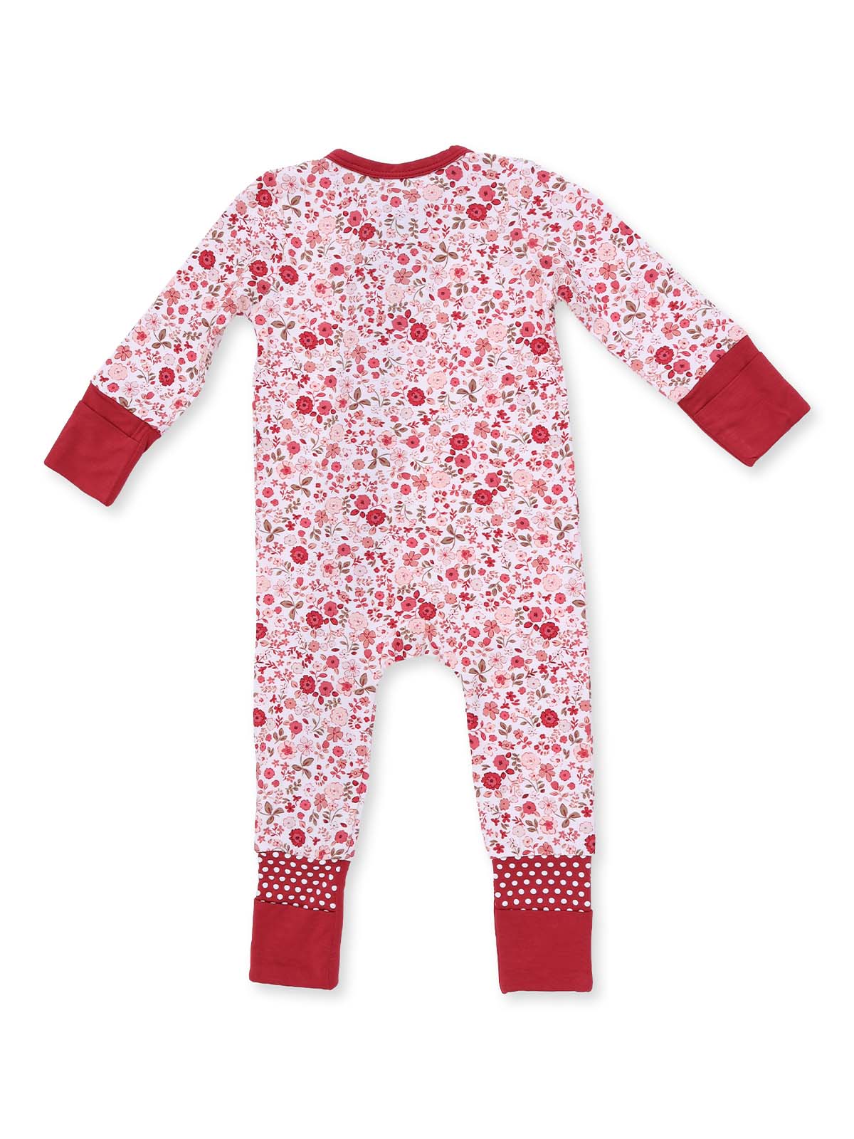 2-Way Zip Romper, Serene Floral