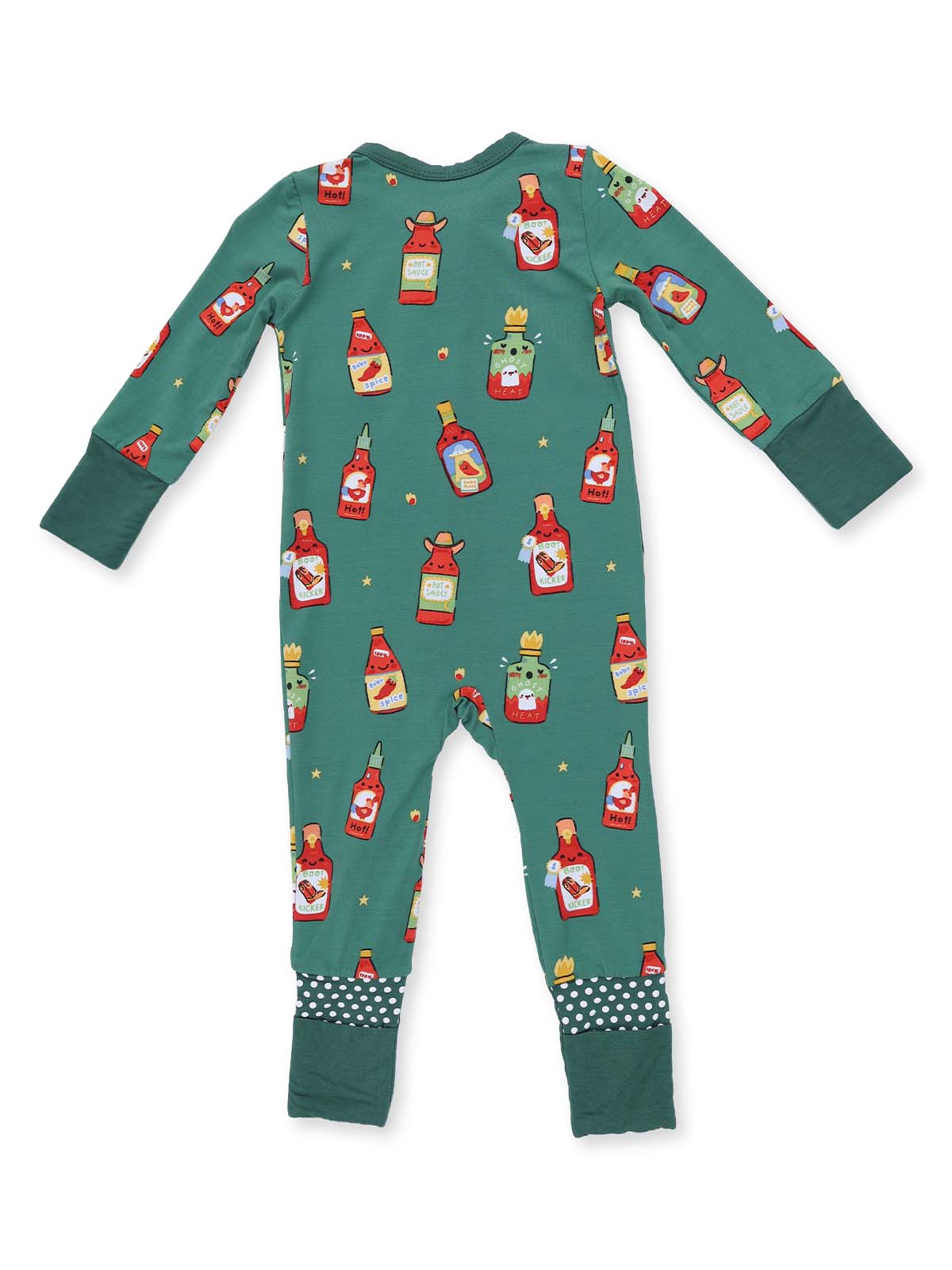 2-Way Zip Romper, Spice Spice Baby