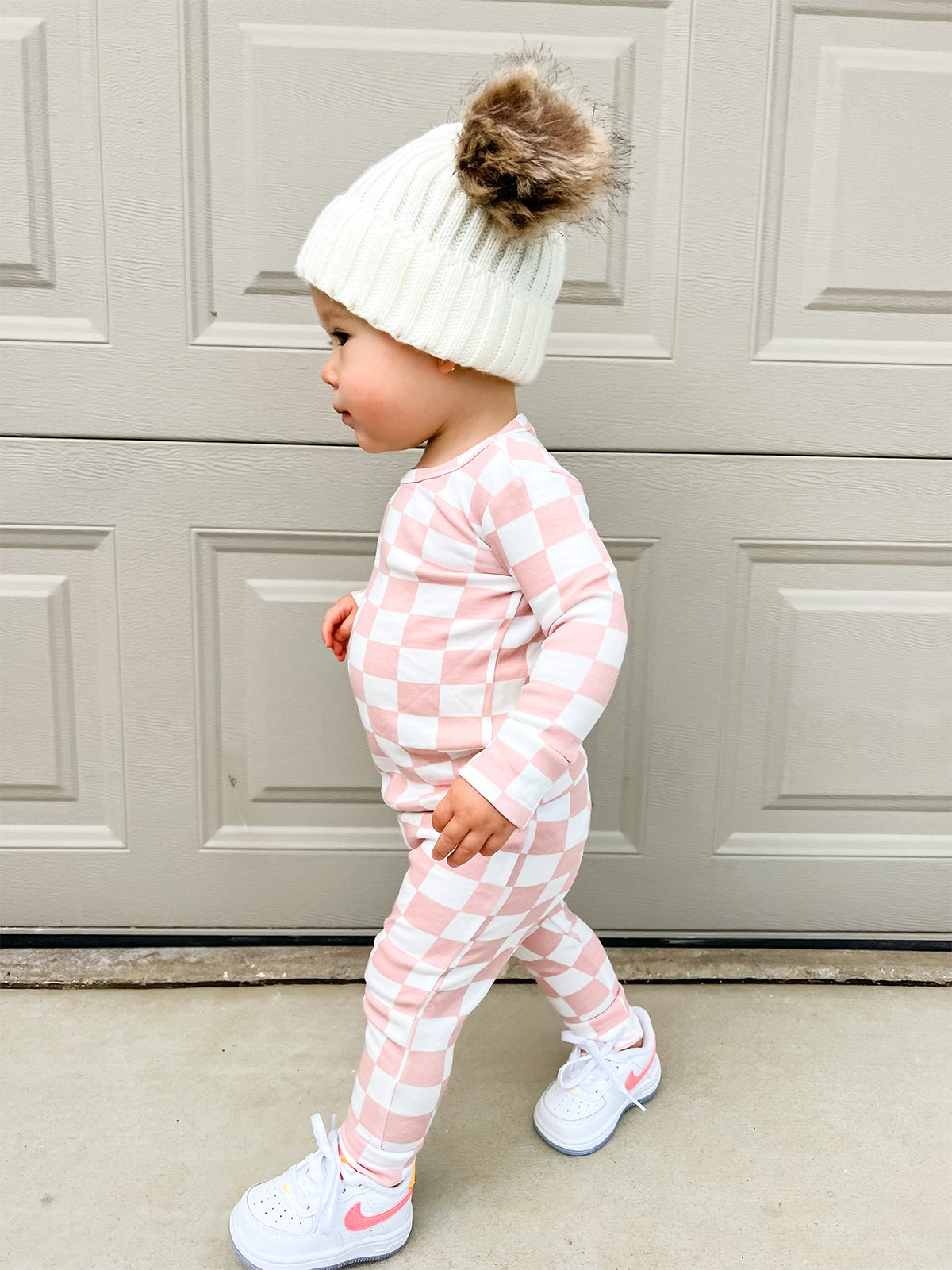 Strawberry Shortcake Checkerboard / Organic 2-Piece Set