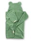 Hooded Towel + Wash Mitt Set, Sea Foam