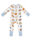 2-Way Zip Romper, Groovy Vibes Stickers