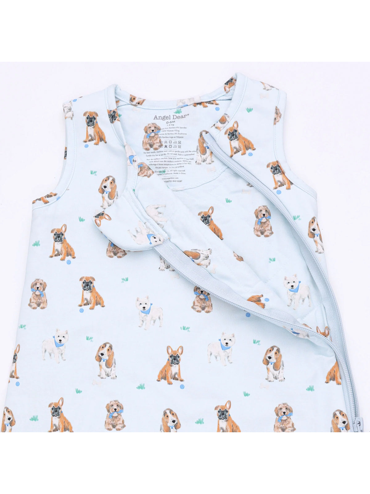Sleep Bag, Bestie Dogs Blue