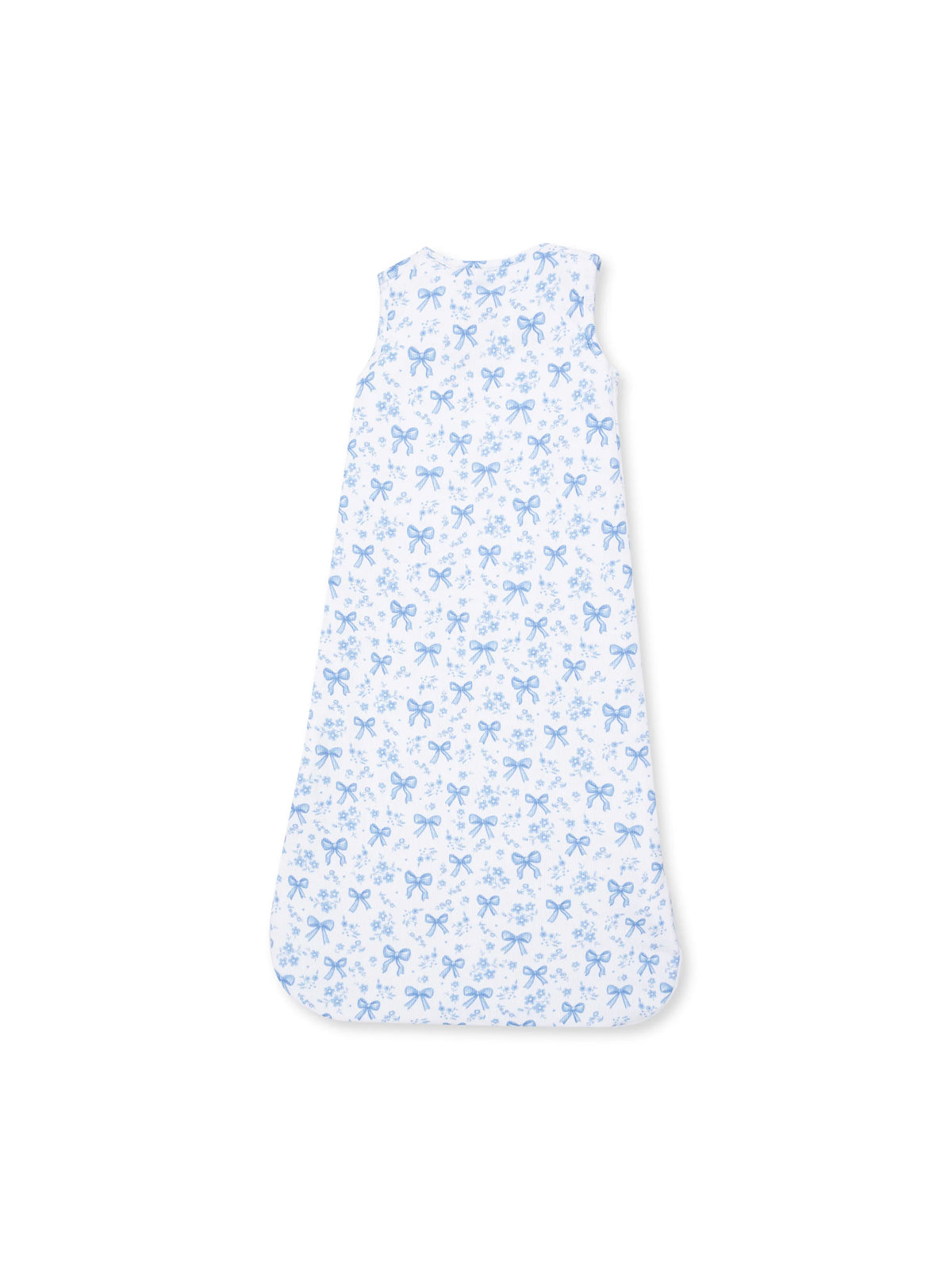Ribbed Sleep Bag, Blue Bows and Flowers