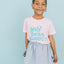 Kids Easter Graphic Tee, Jelly Bean Queen Pink/Blue