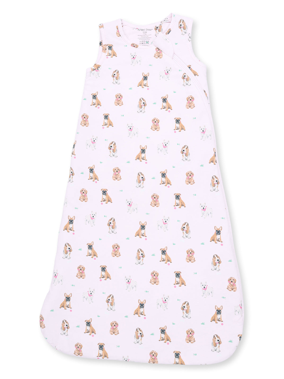 Sleep Bag, Bestie Dogs Pink