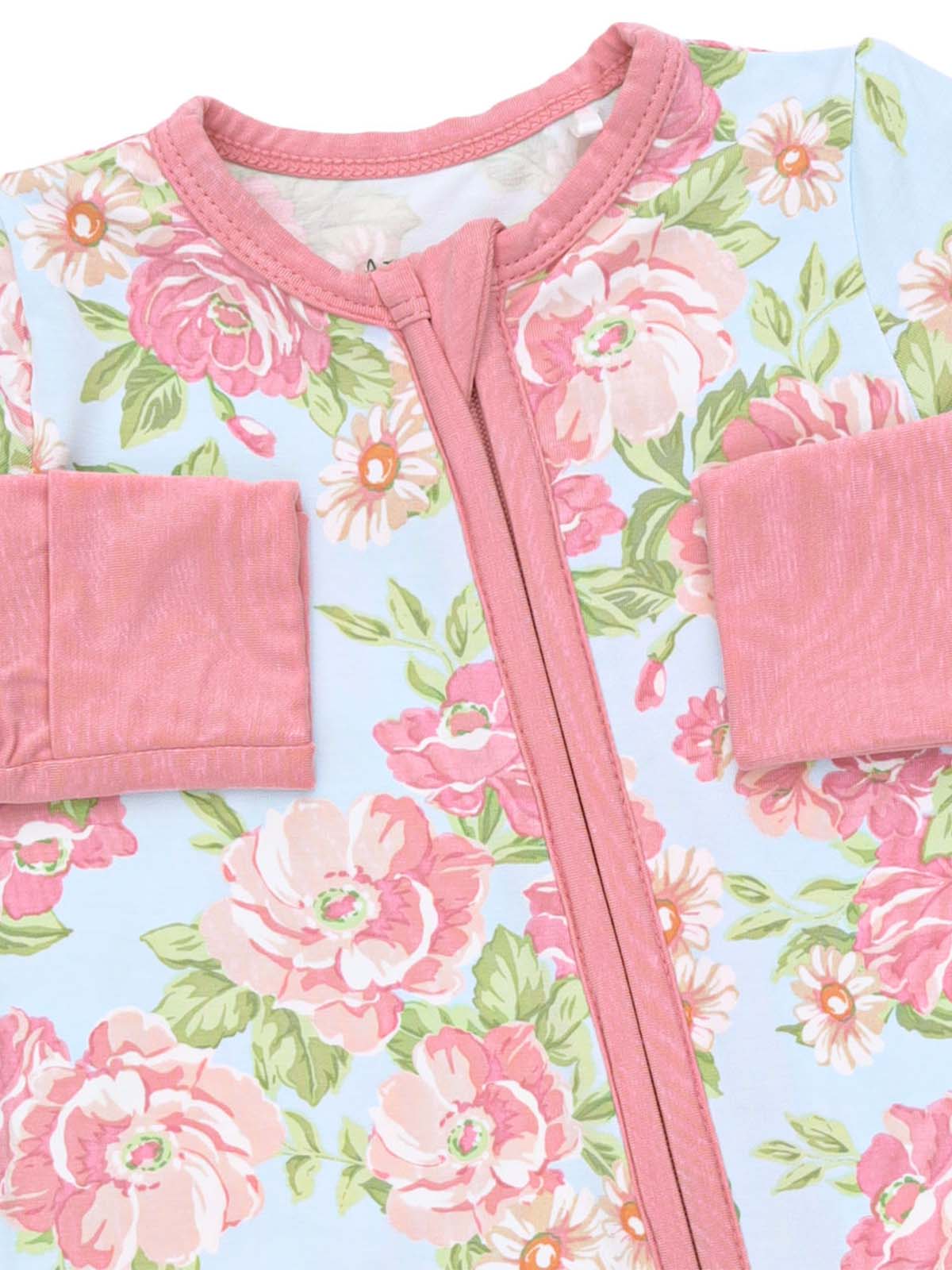 2-Way Zip Romper, Angeline Floral