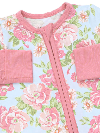 2-Way Zip Romper, Angeline Floral