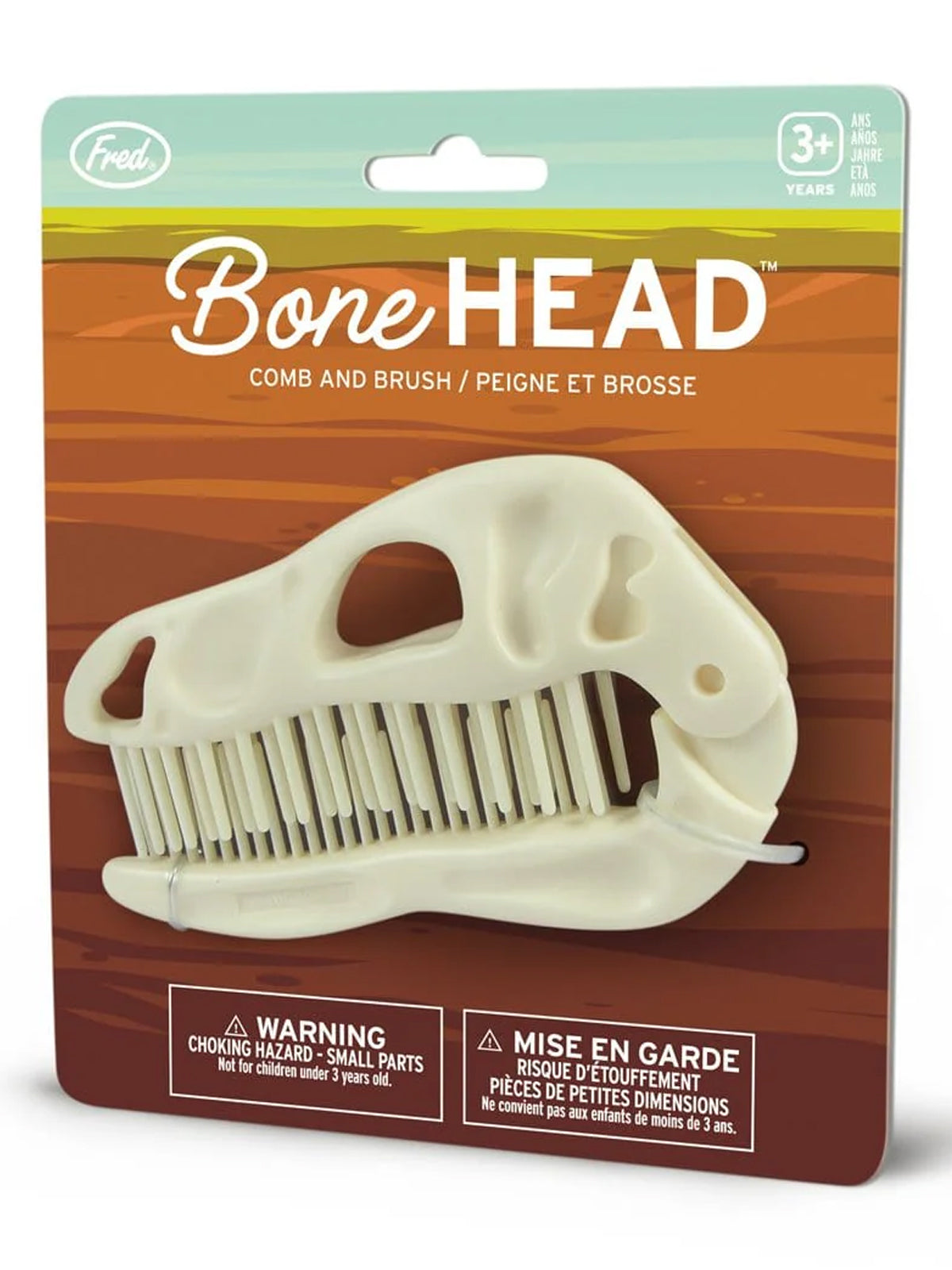 Bonehead Dinosaur Comb & Brush