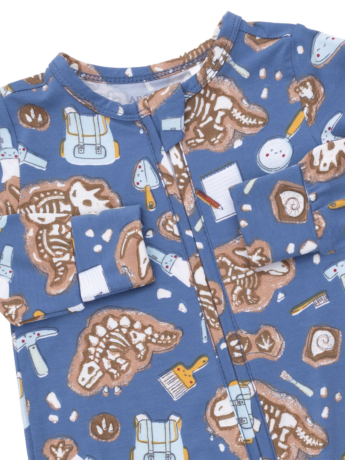 2-Way Zip Romper, Glow-in-the-Dark Dino Dig – SpearmintLOVE