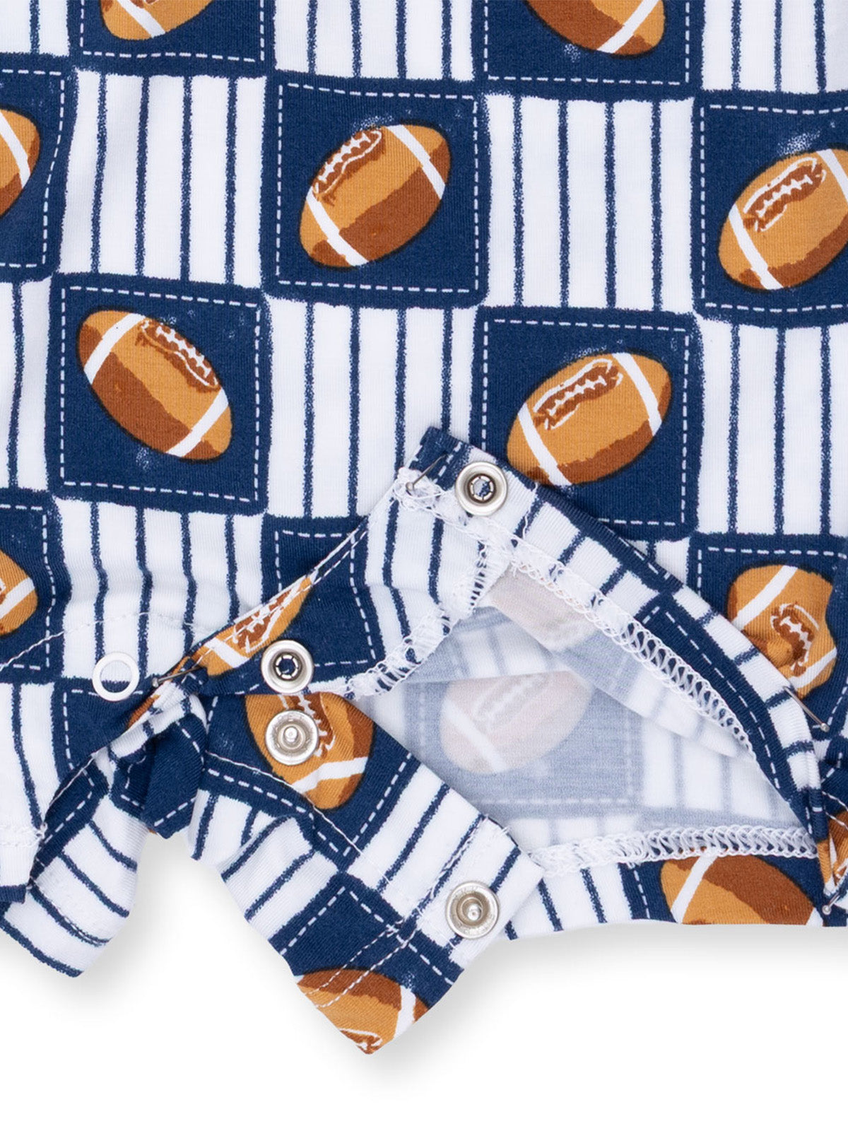 Polo Shortie, Football Patchwork