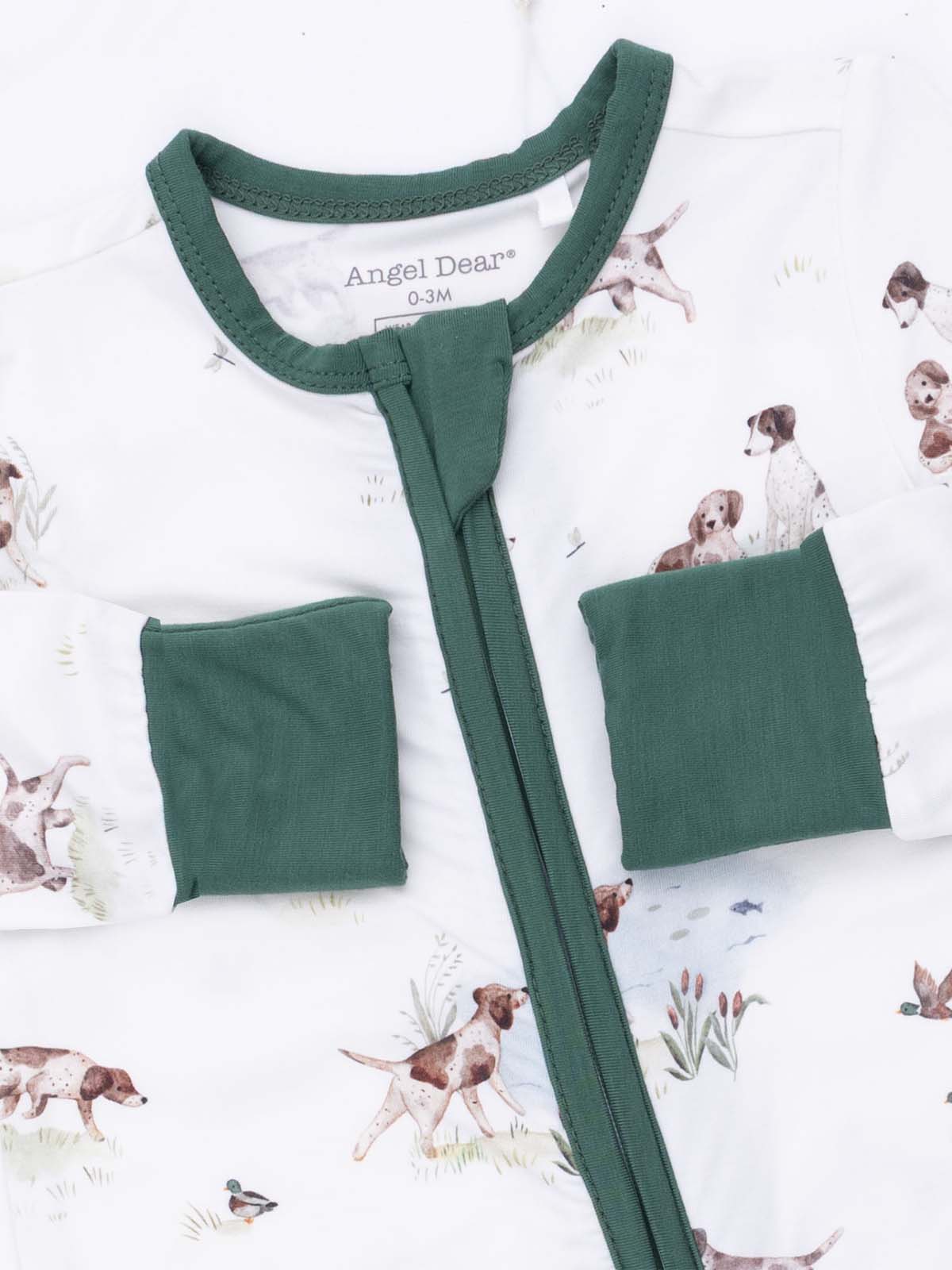 2-Way Zip Romper, Pointer Pups and Duck Buddies
