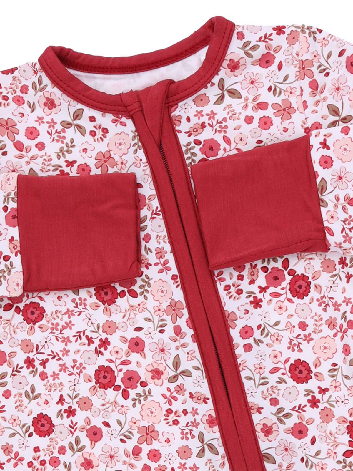 2-Way Zip Romper, Serene Floral