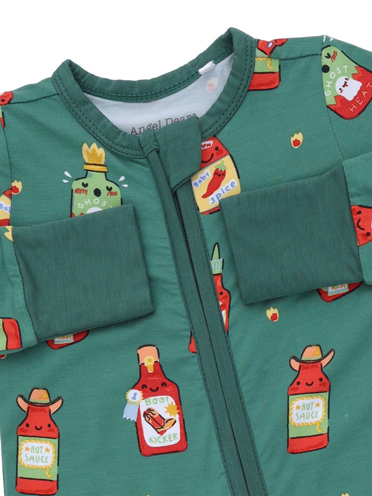 2-Way Zip Romper, Spice Spice Baby
