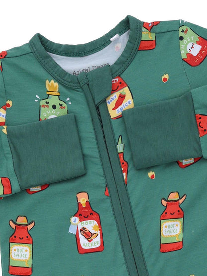 2-Way Zip Romper, Spice Spice Baby