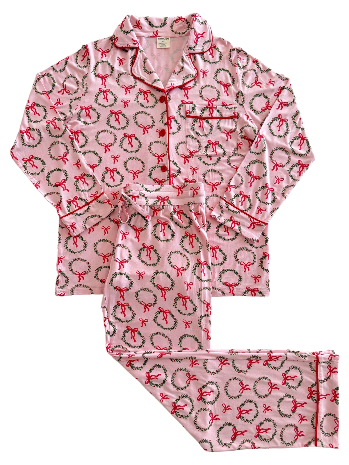 Women's Lounge Set, Wreath Pink – SpearmintLOVE