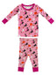 Long Sleeve 2-Piece Set, Broomstick Friends Pink