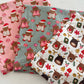 Stretch Swaddle Blanket, Gingerbread Friends Pink