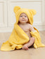 Hooded Towel + Wash Mitt Set, Sunshine