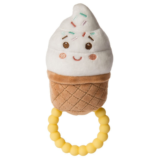 Teether Rattle, Sprinkly Ice Cream