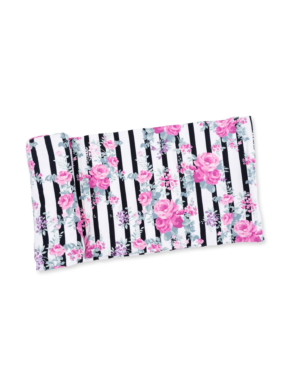 Stretch Swaddle, Cabbage Rose Stripe