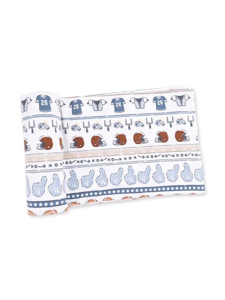 Stretch Swaddle, Football Stripe
