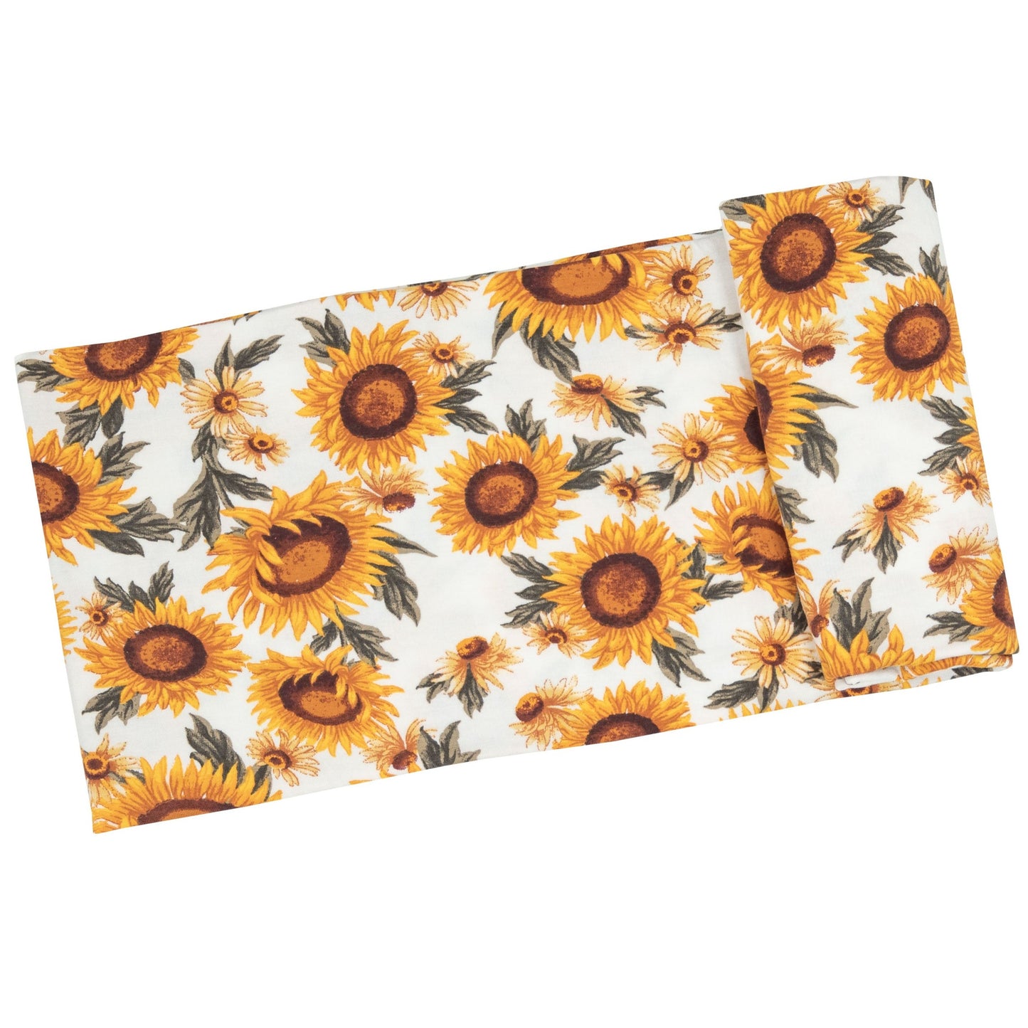 Stretch Swaddle, Fall Sunflower