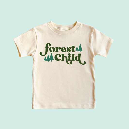 Kid's Graphic Short Sleeve Tee, Forest Child