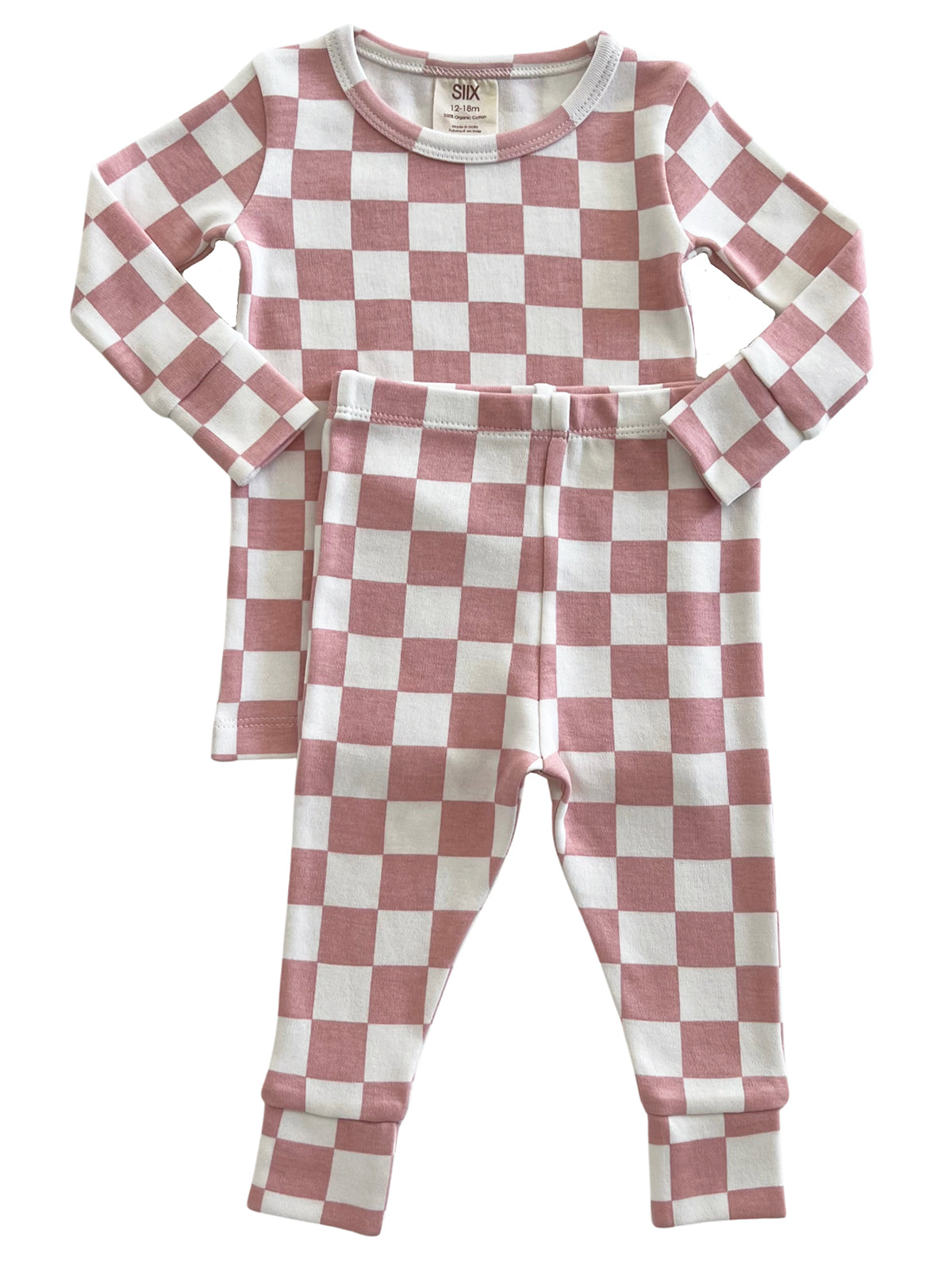 Strawberry Shortcake Checkerboard / Organic 2-Piece Set
