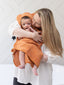 Hooded Towel + Wash Mitt Set, Pumpkin