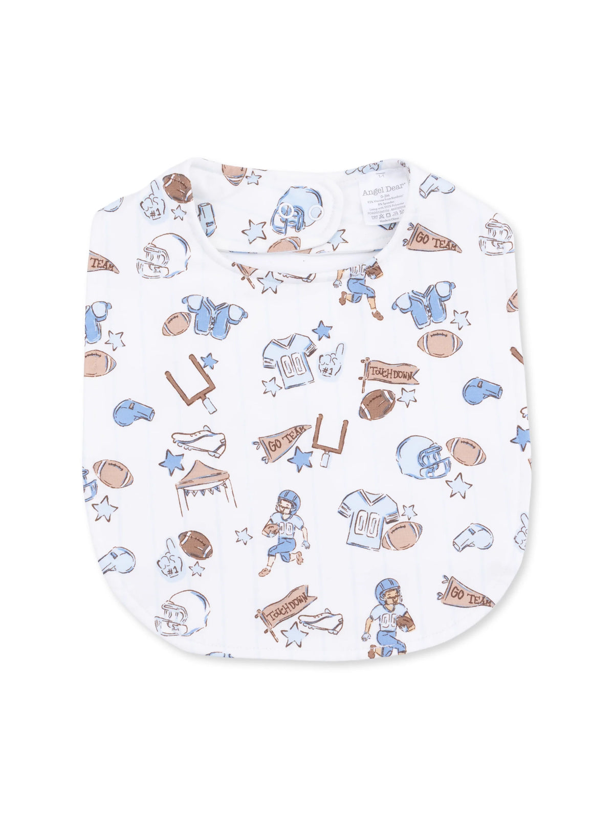 Feeding Bib, Football Nursery
