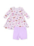 Twirly Dress with Bike Short, Football Cheer