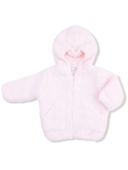 Chenille Hoodie, Pretty Pink