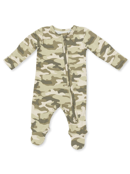 2-Way Zip Footie, Camo