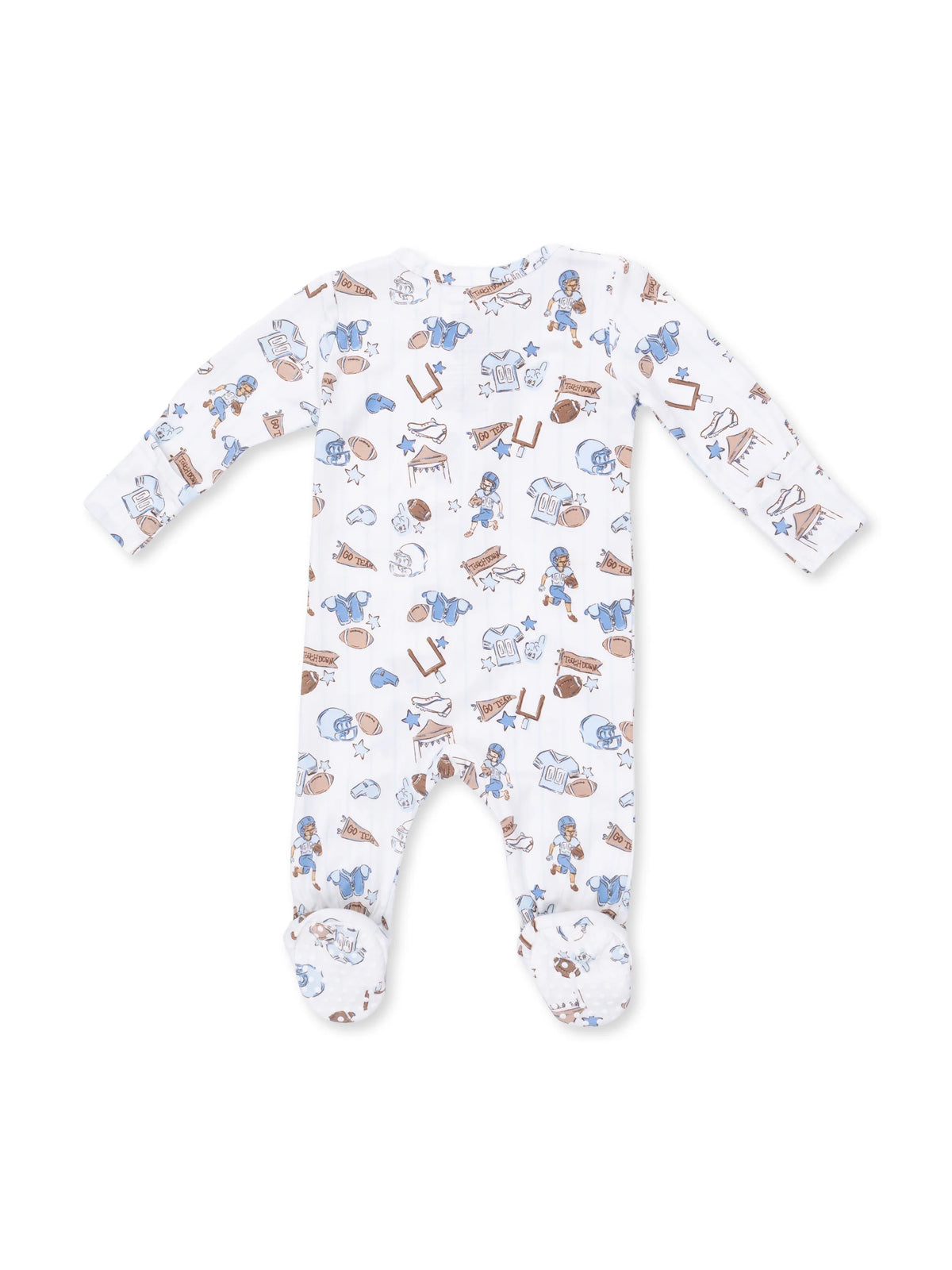 2-Way Zip Footie, Football Nursery