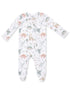 2-Way Zip Footie, Sweet Baby Dinos