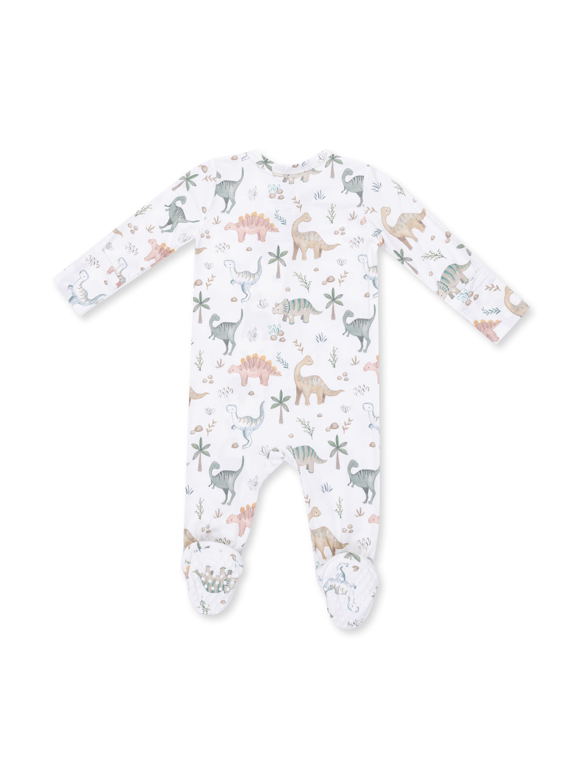 2-Way Zip Footie, Sweet Baby Dinos
