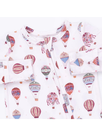 2-Way Zip Footie, Hot Air Balloon