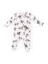 2-Way Zip Footie, Wild Horses