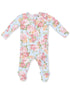 2-Way Zip Ruffle Footie, Angeline Floral