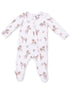 2-Way Zip Ruffle Footie, I Love Horses