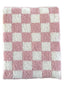 Phufy® Bliss Checkerboard Blanket, Strawberry