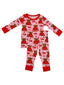 Long Sleeve 2-Piece Set, Valentine Bear Pink