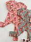 2-Way Convertible Zip Romper, Gingerbread Friends Green