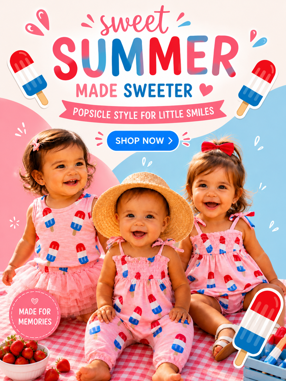 Sweet summer popsicle prints!