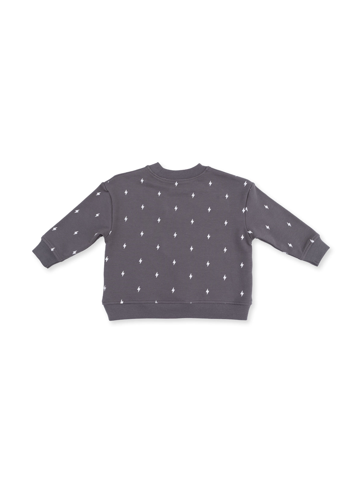 Drop Sleeve Sweatshirt, Lightning Bolt