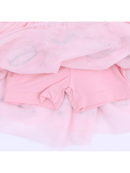 Tutu Skirt with Bike Shorts, Hockey Pink