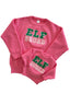 Women's Knit Sweater, Elf Squad Bubblegum