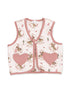 Quilted Vest with Heart Pockets, Cowgirl Cameos