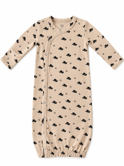 Cowboy Hats / Organic Cotton Gown